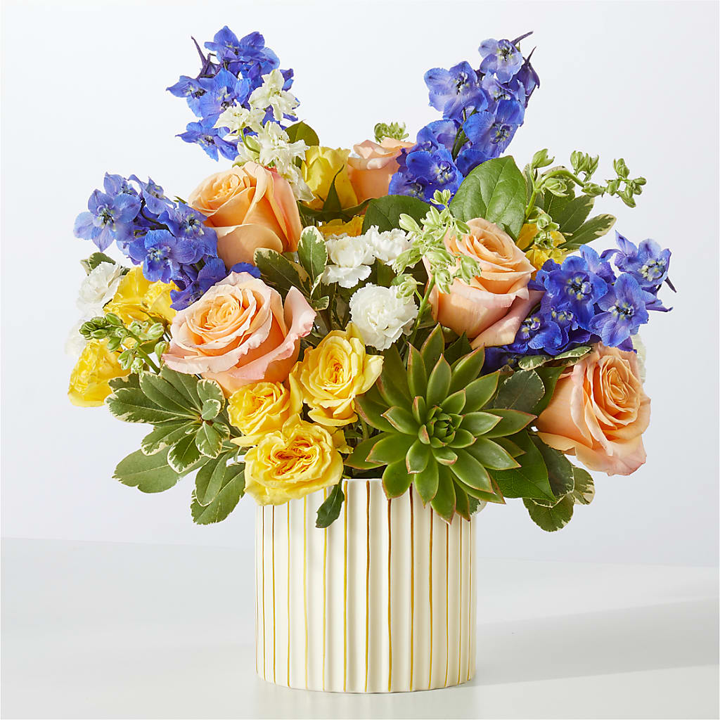 Cobalt Reverie Bouquet – Flajes Flowers, Nutley NJ