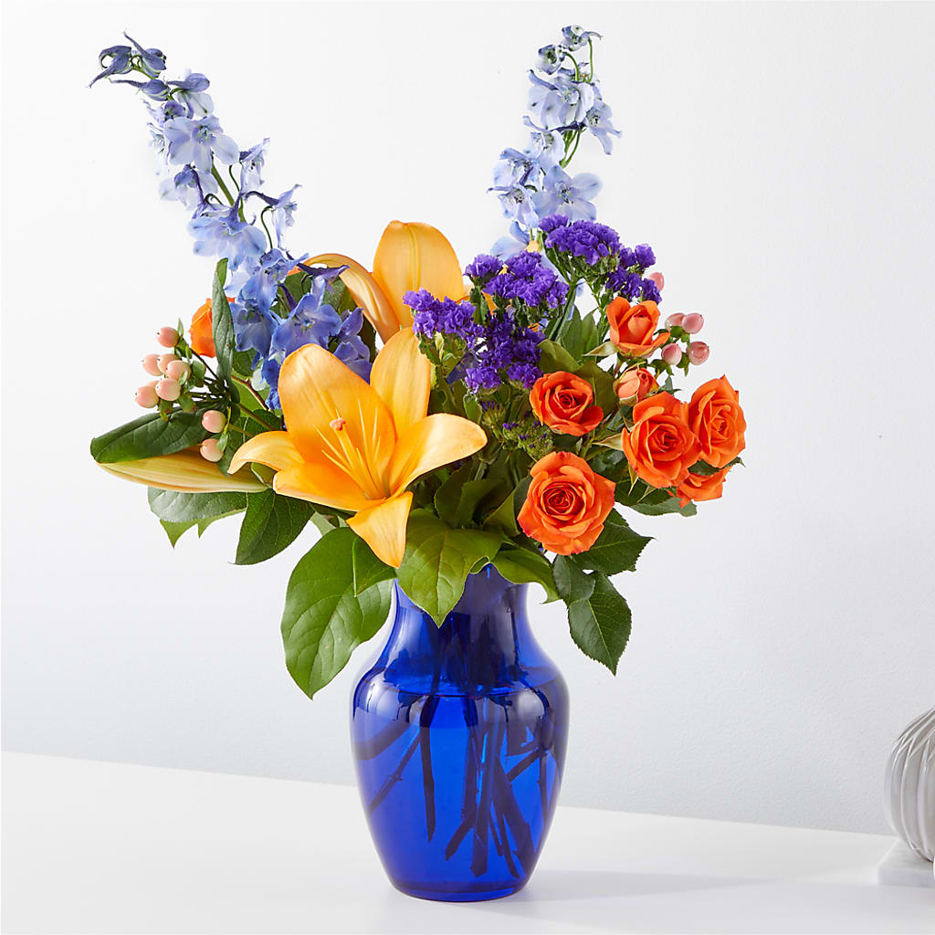 Radiant Citrus Bouquet – Flajes Flowers, Nutley NJ