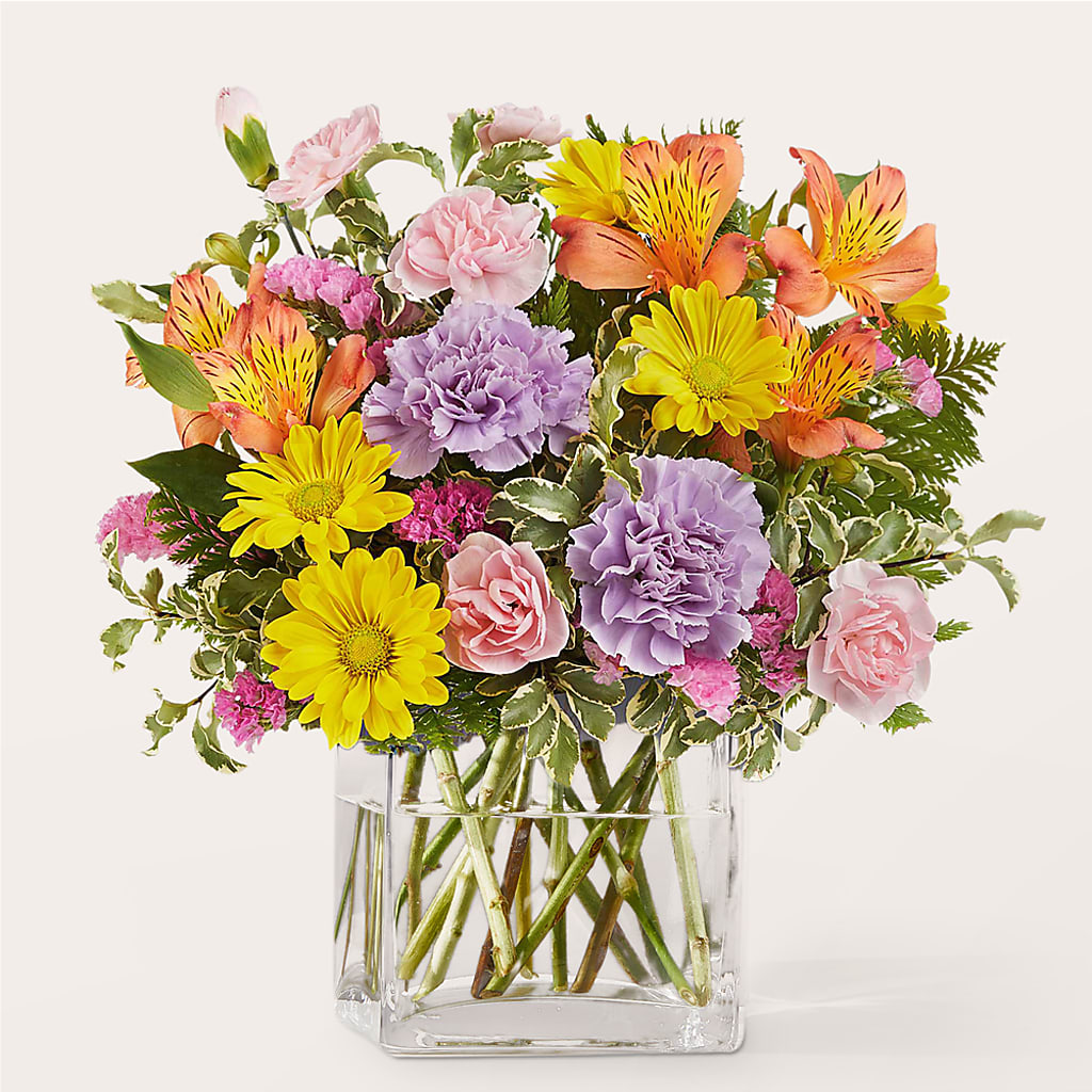 Shades of Happiness Bouquet – Flajes Flowers, Nutley NJ