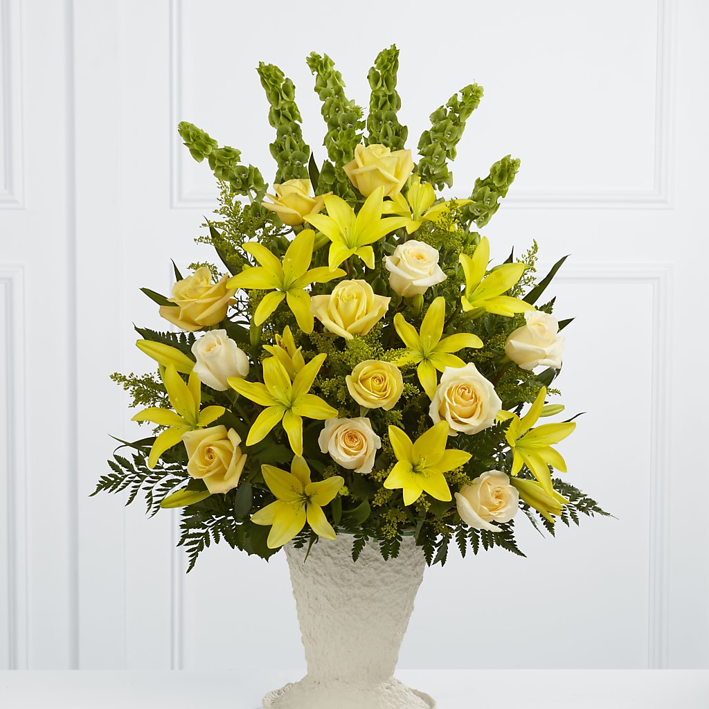 Golden Memories Arrangement – Flajes Flowers, Nutley NJ