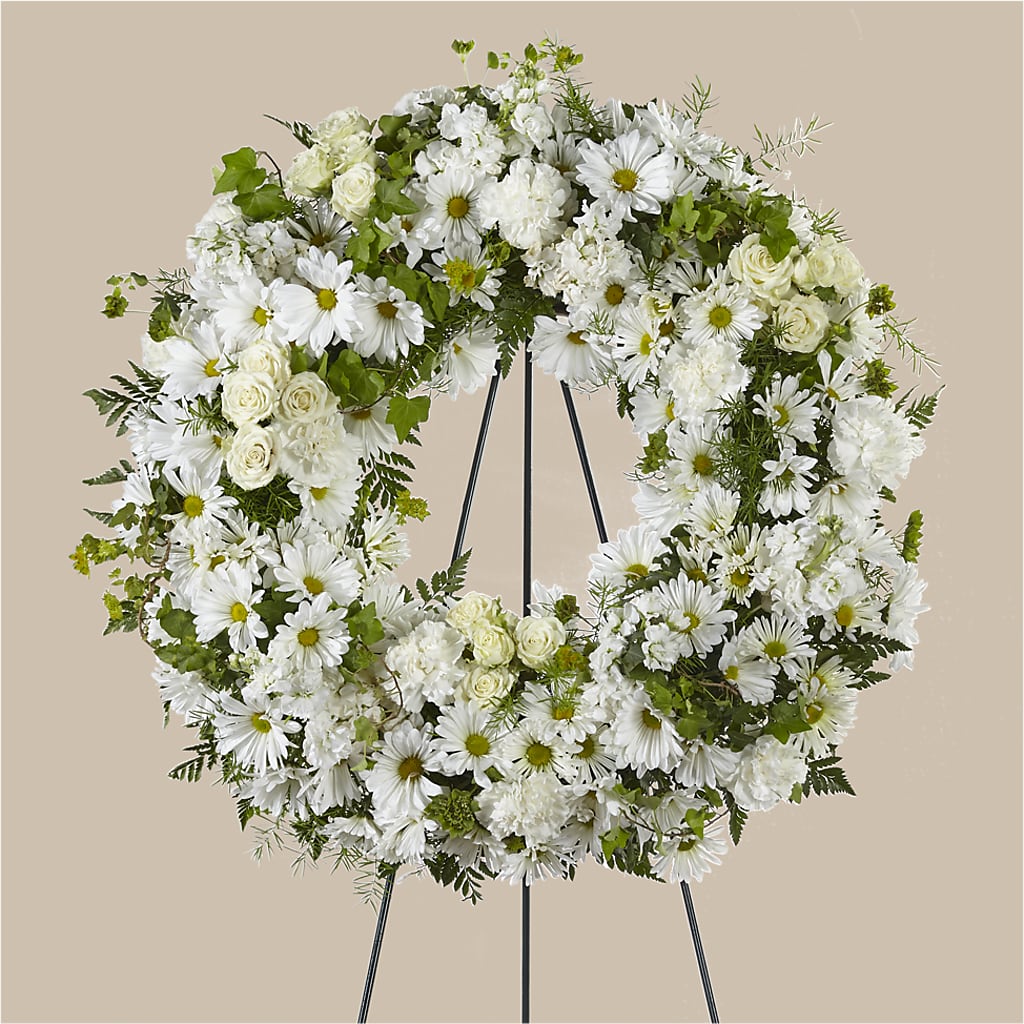 Faithful Wishes Wreath – Flajes Flowers, Nutley NJ
