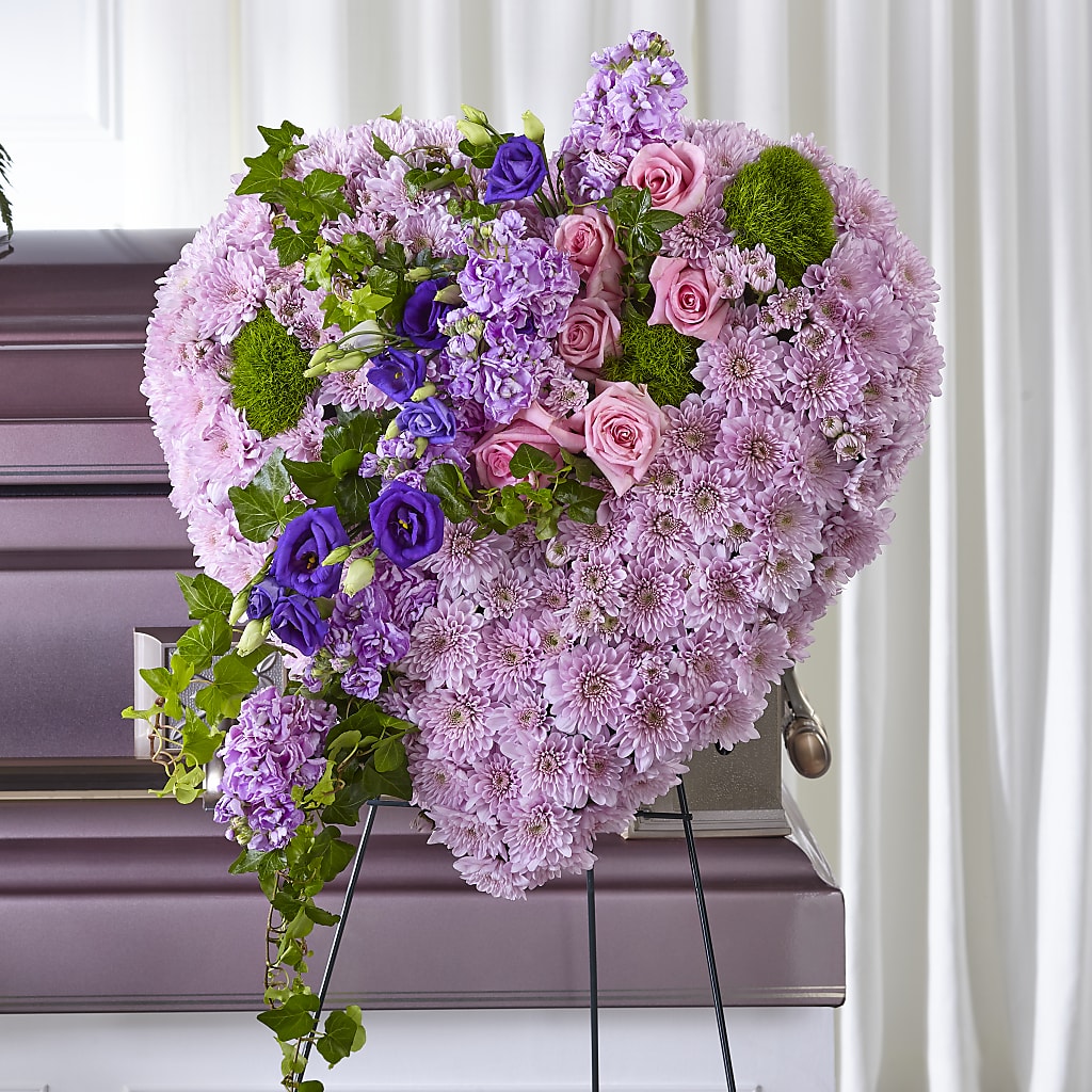 Treasured Love Standing Heart – Flajes Flowers, Nutley NJ