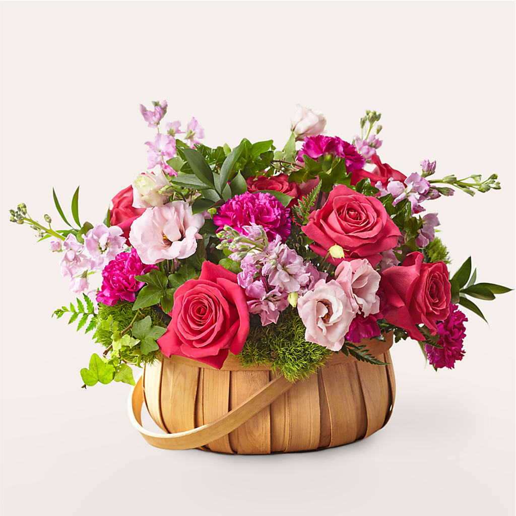 Radiance in Bloom Basket – Flajes Flowers, Nutley NJ