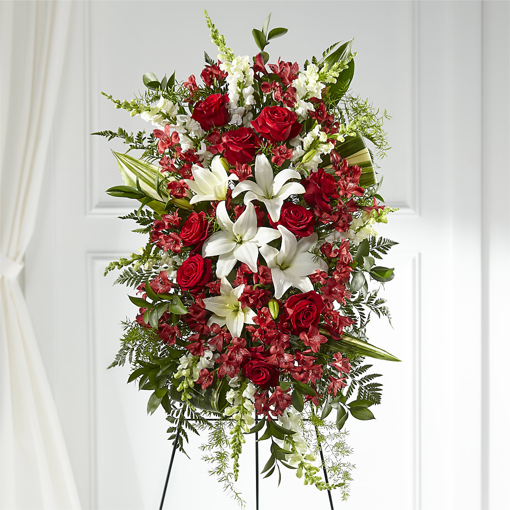 Everlasting Memory Standing Spray – Flajes Flowers, Nutley NJ