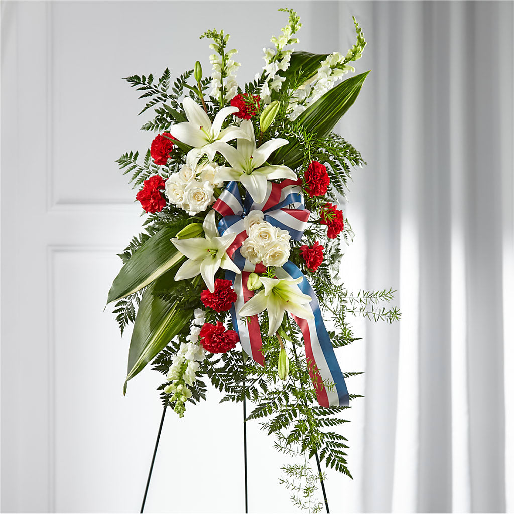 Stars of Life Standing Spray – Flajes Flowers, Nutley NJ