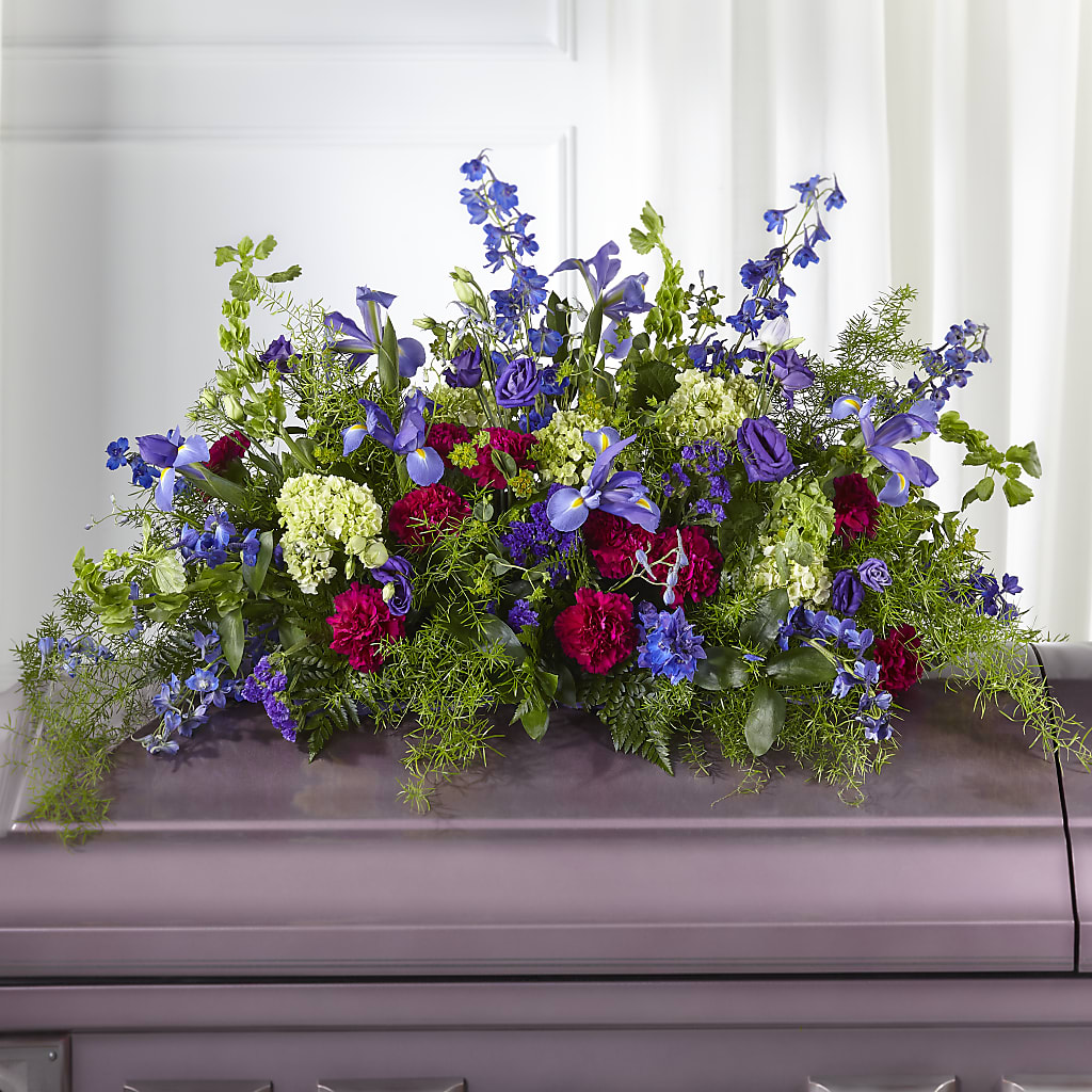 Always Treasured Casket Spray – Flajes Flowers, Nutley NJ