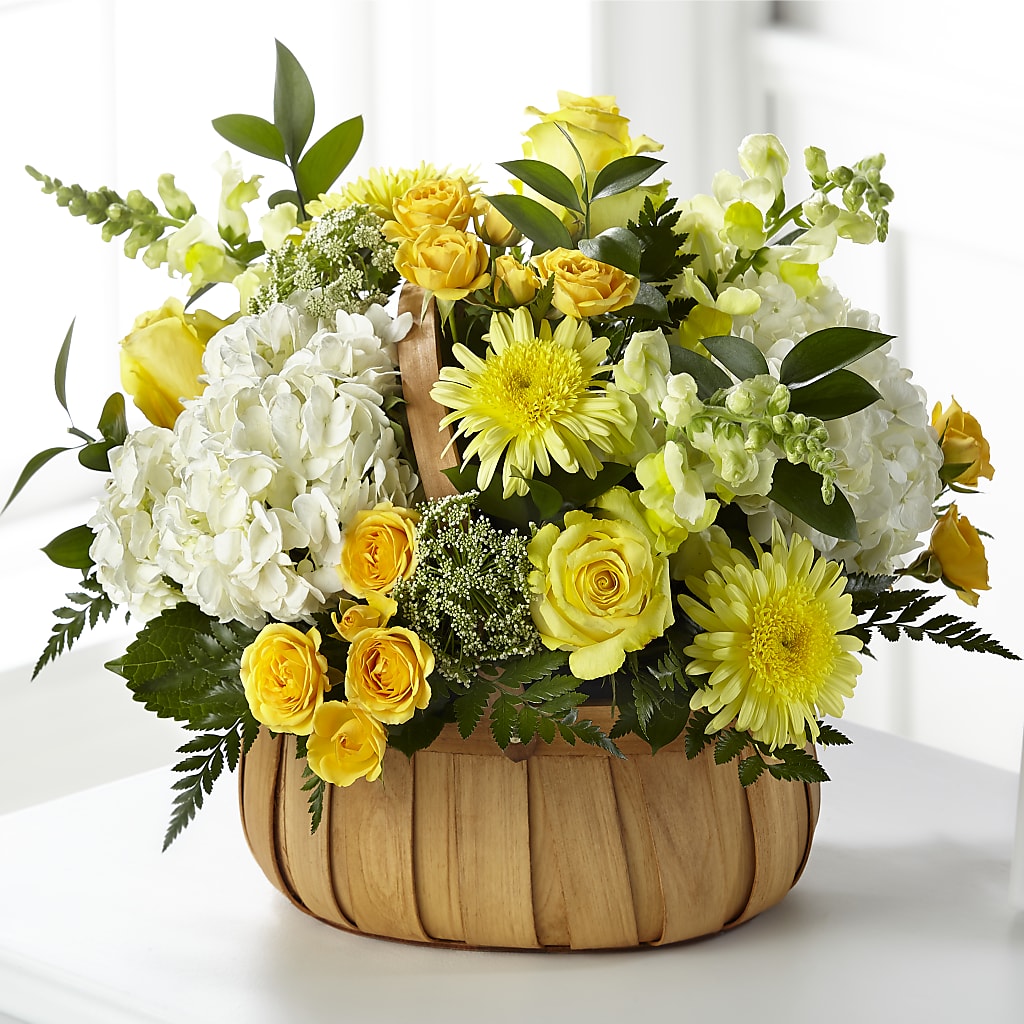 Rustic Remembrance Basket – Flajes Flowers, Nutley NJ