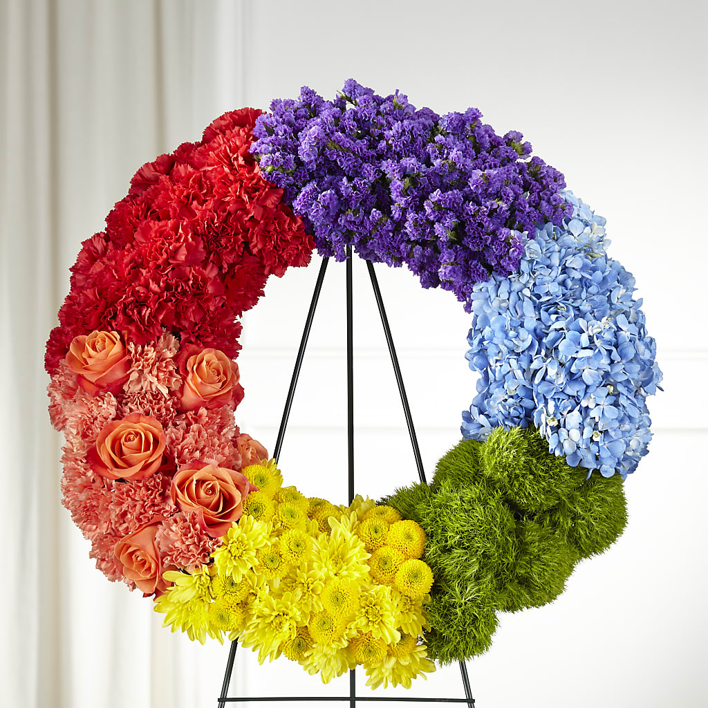 Circle of Love Wreath – Flajes Flowers, Nutley NJ