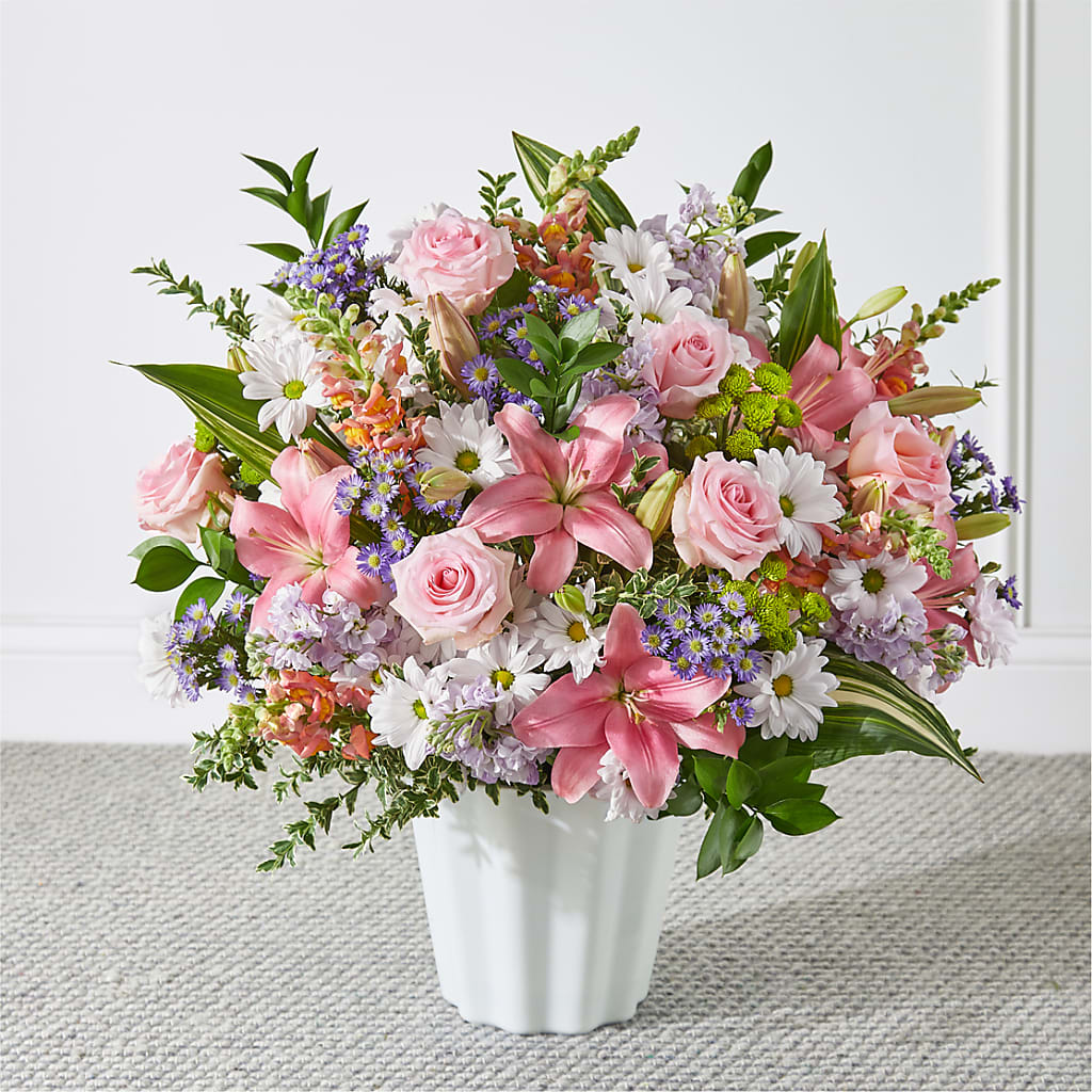 Abundant Compassion Floor Basket – Flajes Flowers, Nutley NJ