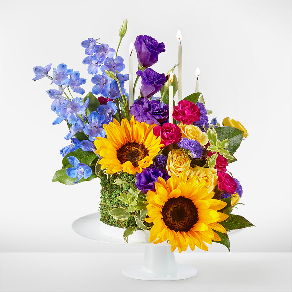 Star of the Day Floral Cake – Flajes Flowers, Nutley NJ