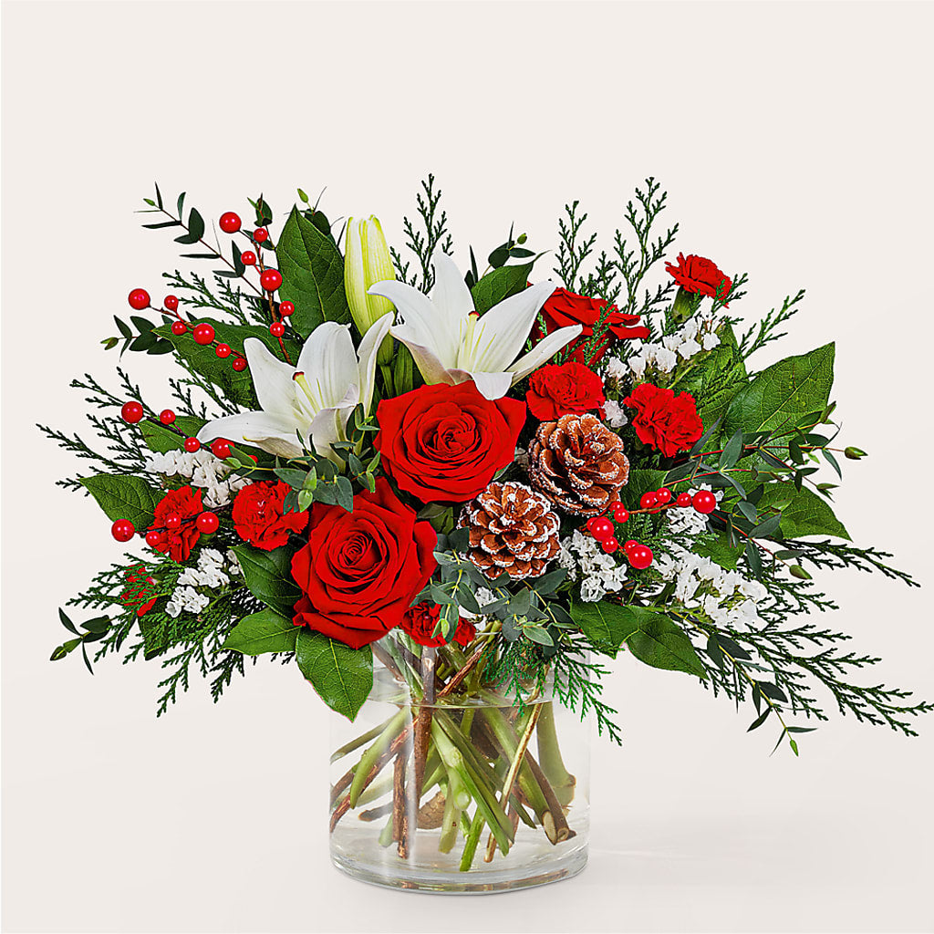 Best in Snow Bouquet – Flajes Flowers, Nutley NJ