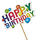 Happy Birthday Pick –  Flajes Flowers, Nutley NJ