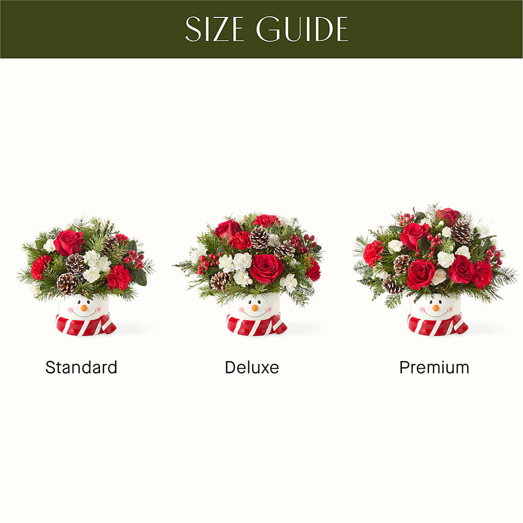 Jolly Snowman Bouquet –  Flajes Flowers, Nutley NJ