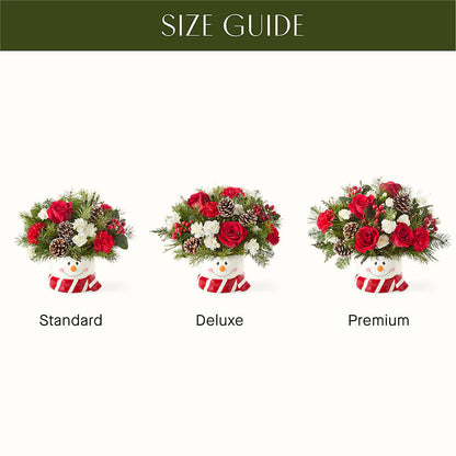 Jolly Snowman Bouquet –  Flajes Flowers, Nutley NJ