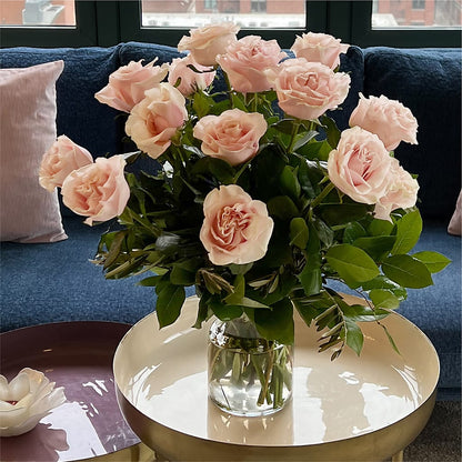 Long Stem Pink Rose Bouquet –  Flajes Flowers, Nutley NJ