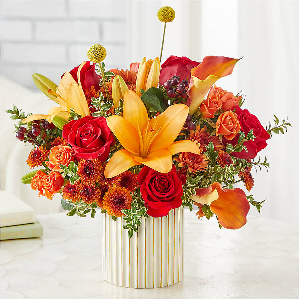 Scarlet Skies Bouquet –  Flajes Flowers, Nutley NJ