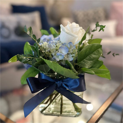 Sky Blue Delight Bouquet –  Flajes Flowers, Nutley NJ