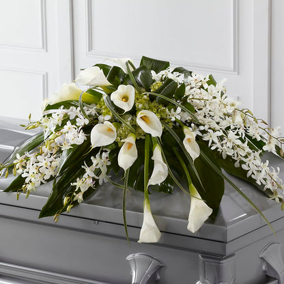 Angel Wings Casket Spray –  Flajes Flowers, Nutley NJ