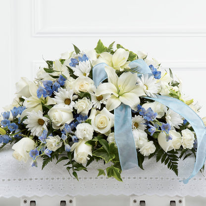 Tender Treasure Casket Spray –  Flajes Flowers, Nutley NJ