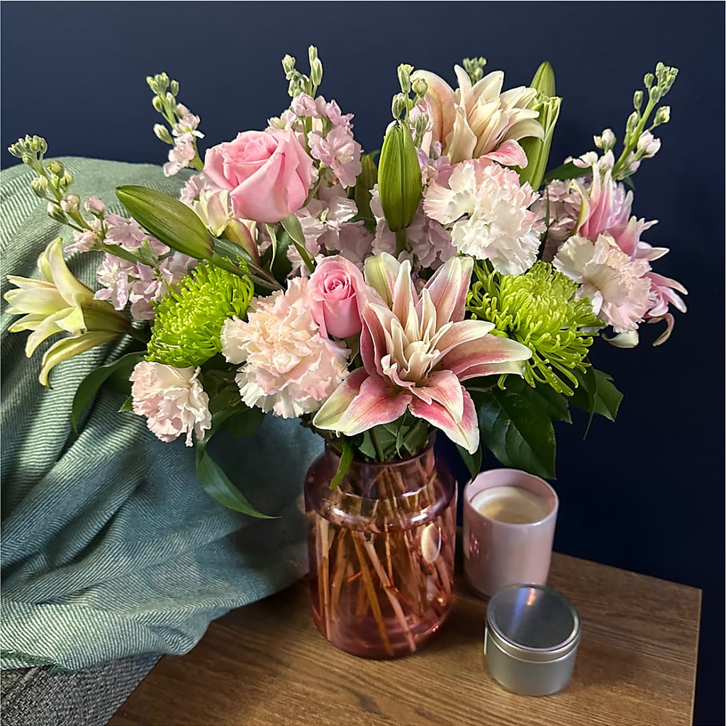 Pretty in Pink Bouquet –  Flajes Flowers, Nutley NJ