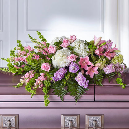 Life's Gratitude Casket Spray –  Flajes Flowers, Nutley NJ