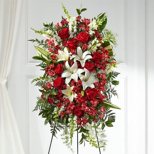 Everlasting Memory Standing Spray –  Flajes Flowers, Nutley NJ