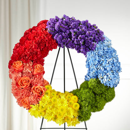 Circle of Love Wreath –  Flajes Flowers, Nutley NJ