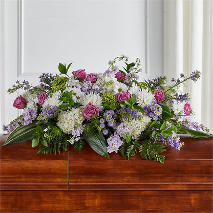 Meadows of Serenity Casket Spray –  Flajes Flowers, Nutley NJ