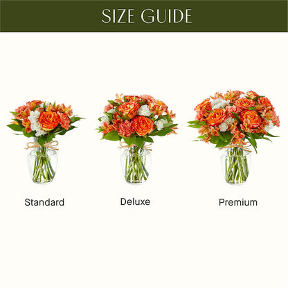 Apricot Glow Bouquet –  Flajes Flowers, Nutley NJ