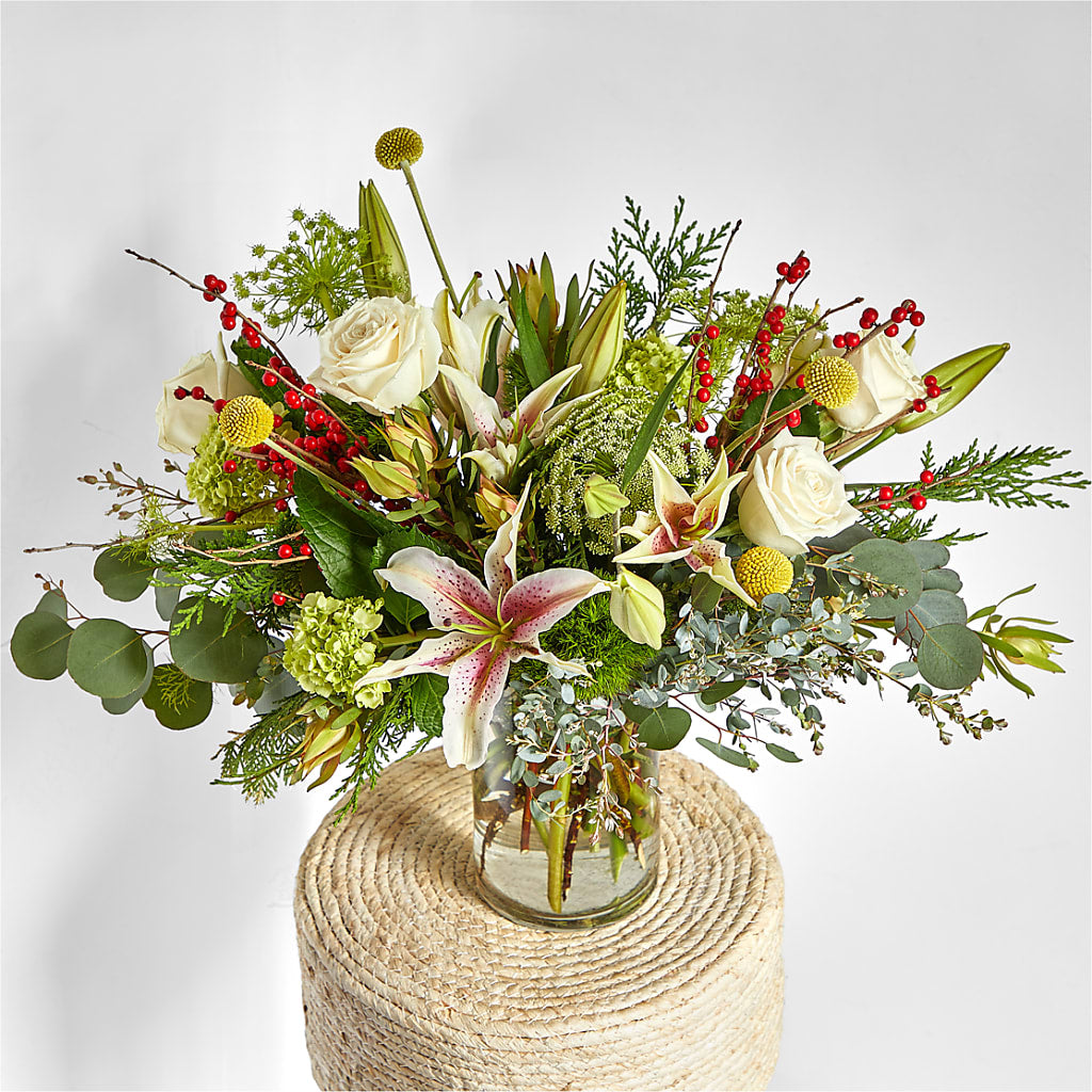 Berry & Bright Bouquet –  Flajes Flowers, Nutley NJ