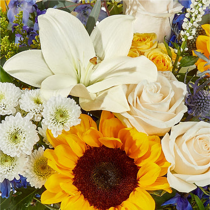 Wonderfully Sunny Bouquet –  Flajes Flowers, Nutley NJ