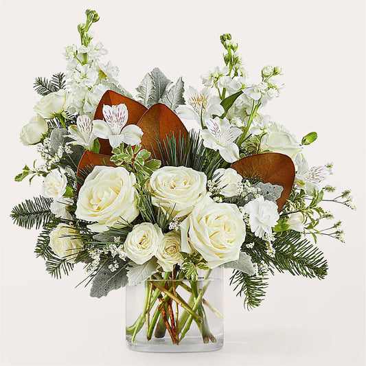 Fresh Snowfall Bouquet –  Flajes Flowers, Nutley NJ