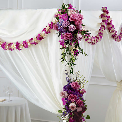 Color & Light Chuppah Decor –  Flajes Flowers, Nutley NJ
