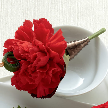 Red Carnation Boutonniere –  Flajes Flowers, Nutley NJ